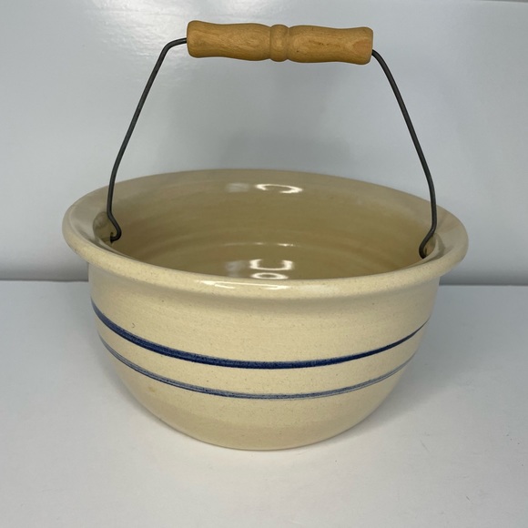 Marshall Pottery Kitchen Marshall Pottery Crock Bowl Stoneware Wood